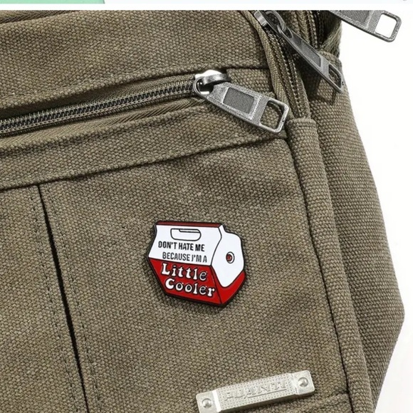 3/$25 “Don’t Hate Me Because I’m A Little Cooler” Cooler lunchbox Large Red - Picture 2 of 5